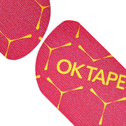 OK TAPE Synthetic Kinesiology Tape Precut Strips, Waterproof Kinesiology Athletic Tape for Joint & Muscle Support, Reflective and Durable Tape, 2in×16.4ft Roll 20PCS | Beige