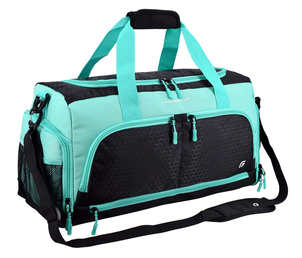 Ultimate Gym Bag 2.0: The Durable Crowdsource Designed Duffel Bag with 10 Optimal Compartments Including Water Resistant Pouch
