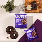 Quest Bake Shop, Chocolate Frosted Donuts, Protein Snack, Low Sugar, 9 Count