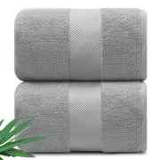 Ultra Soft & Plush Viscose from Bamboo Bath Towels - 700 GSM Luxury Bath Towels - 6 Piece Set - Super Absorbent & Quick Drying (Eucalyptus Green)