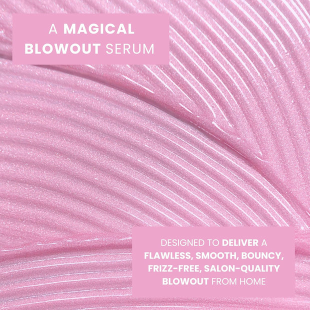 SIMPLY SMOOTH Magic Potion Blowout Serum – Keratin-Infused, Heat-Activated Styling Serum for Frizz-Free, Bouncy Blowouts | Adds Volume, Shine, and 450°F Heat Protection (1.69 oz)