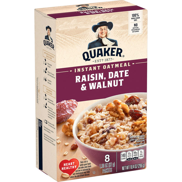 Quaker, Instant Oatmeal, Cinnamon and Spice, 1.51 Ounce (Pack of 10)