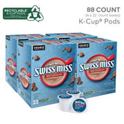 Swiss Miss Milk Chocolate Hot Cocoa, Single-Serve Keurig K-Cup Pods, Hot Chocolate, 44 Count
