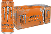 Monster Energy Drink, Ultra Sunrise, 16 Fl Oz (Pack Of 10)