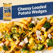 Prego Alfredo Pasta Sauce with Roasted Garlic and Parmesan Cheese, 14.5 oz Jar