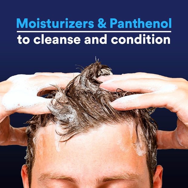 Suave Men Shampoo and Conditioner 2 in 1 Ocean Charge Refreshing, Cleanse and Conditions Hair, 40 oz Pack of 3