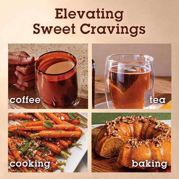 Sugar In The Raw Organic Granulated White Premium Cane Sugar, No Added Flavors or erythritol, Pure Natural Sweetener, Hot & Cold Drinks, Coffee, Tea Vegan, Gluten-Free, Non-GMO, Bulk Sugar, 250 ct packets (1-Pack)