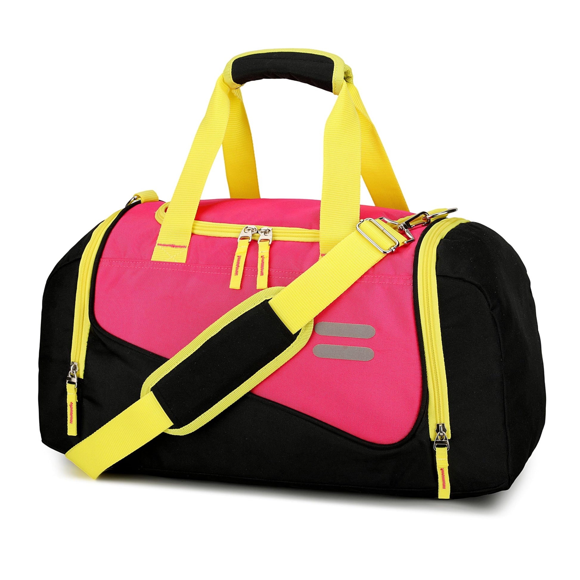 Gym Bag for Men & Women - 40L Sports Duffle Bag Carry On Weekender Overnight Bag with Shoe Compartment, Water Resistant Duffle Bag for Travel, Sports, Fitness & Workout, Black