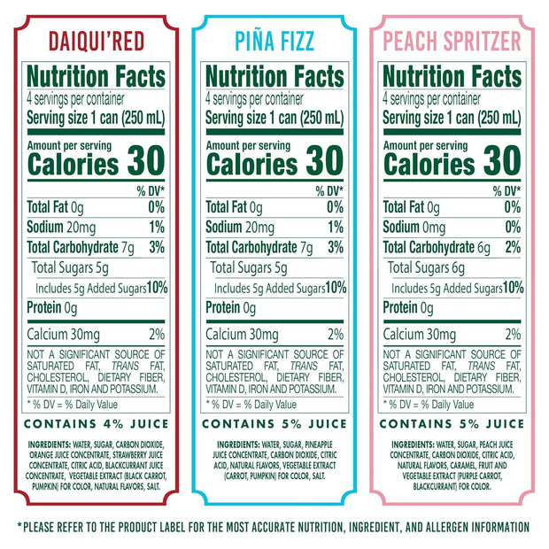 Maison Perrier Chic Variety Pack Flavored Sparkling Beverage, Low Calorie, Mocktails, 12-Pack