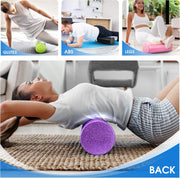Yes4All High-Density EPP Round Back Roller Foam, Exercise Foam Roller for Yoga, Pilates & Stretching - 12, 18, 24, 36 inch