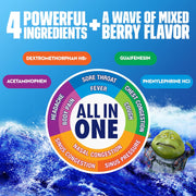 Mucinex Maximum Strength Fast-Max Cold & Flu and Nightshift, All-in-One Multi Symptom Relief Liquid, 6 Fl Oz - 2 Count (Pack of 1)