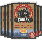 Kodiak Cakes Protein Pancake Power Cakes, Flapjack and Waffle Baking Mix, Dark Chocolate, 18 Ounce (Pack of 6)