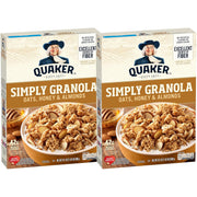 Quaker Simply Granola Honey & Almond, (Pack of 2)