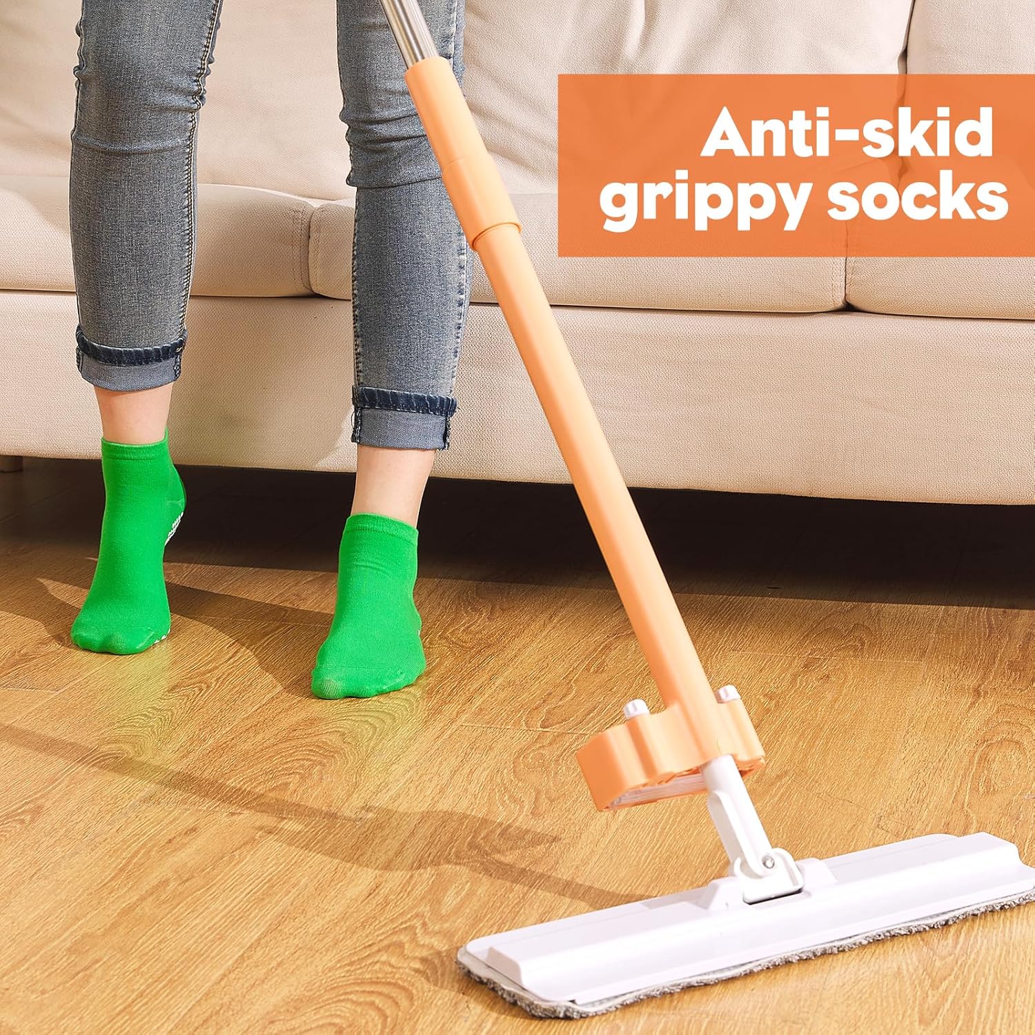 Pilates Grip Socks for Women Men Cute Non Slip Grippy Socks Woman for Yoga Barre Trampoline Hospital