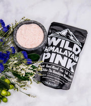 Wild Himalayan Pink Salt Fine Grain 100% Natural Hand-Mined Unrefined Pink Salt, Triple Spring Water Washed, Pure Flavor, 80+ Minerals (5lb Fine - Cooking Size)