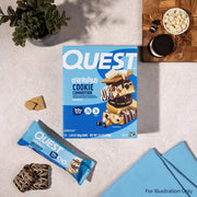 Quest Nutrition Overload Protein Bars, Cookie Commotion, 20g Protein, 1g Sugar, 3g Net Carbs, Gluten Free, 12 Count