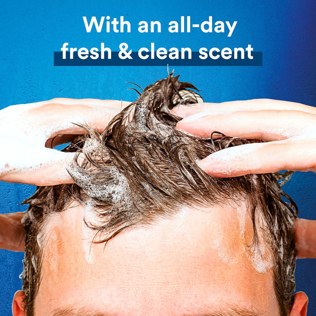 Suave Men Shampoo and Conditioner 2 in 1 Ocean Charge Refreshing, Cleanse and Conditions Hair, 40 oz Pack of 3