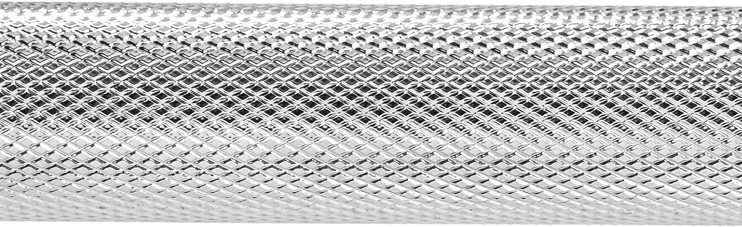 Sunny Health & Fitness 60-Inch Chrome Barbell Bar or High-Density Foam Barbell Pad – Strength Training Gear for Squats, Deadlifts, Hip Thrusts, Bench Press, Lunges & Full-Body Home Gym Workouts