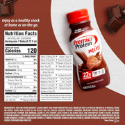Premier Protein Shake MINIs, Chocolate, 22g Protein, 120 Calories, 1g Sugar, 8.75fl oz, Pack of 12