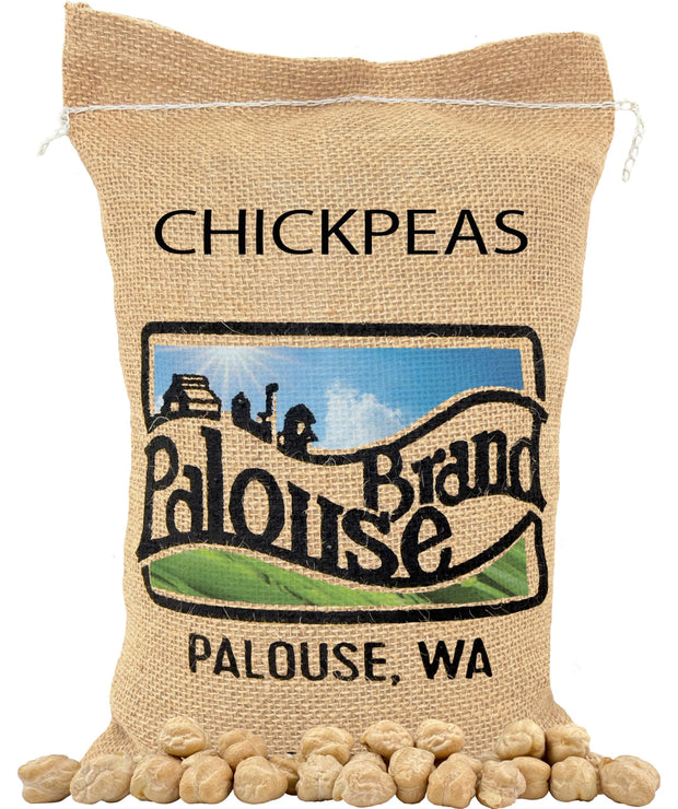 Palouse Brand Certified Glyphosate Residue Free Chickpeas | Garbanzo Beans | 5 lbs | Family Farmed in Washington State | Non-GMO Project Verified | Kosher Parve | USA Grown | Field Traced