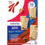 Special K Variety Pack, Brown Sugar Cinnamon/Strawberry/Blueberry Crisps, 36 ct