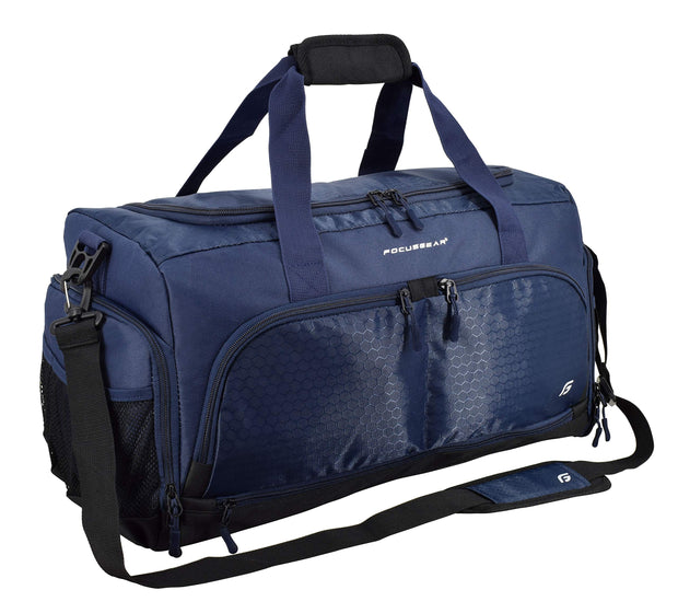 Ultimate Gym Bag 2.0: The Durable Crowdsource Designed Duffel Bag with 10 Optimal Compartments Including Water Resistant Pouch