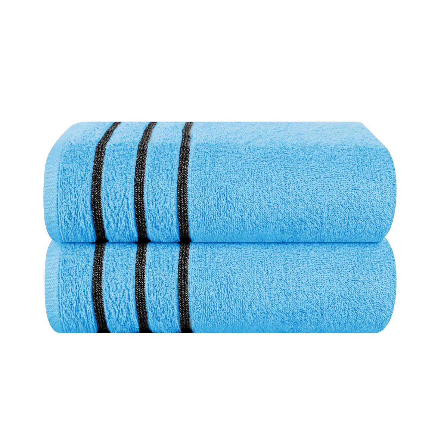 MyOwn Cotton 2 Pack Oversized Bath Towel Set 28x55 inches, Large Bath Towels, Ultra Absorbant Compact Quickdry & Lightweight Towel, Ideal for Gym Travel Camp Pool - Coral Orange, 71617