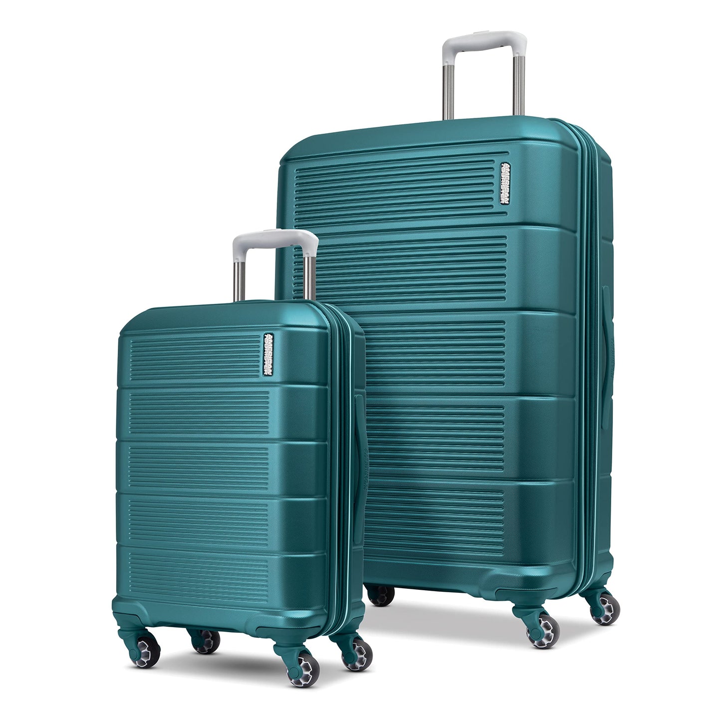 American Tourister Stratum 2.0 Expandable Hardside Luggage with Spinner Wheels, Adriatic Sea, 3-Piece Set (20/24/28)