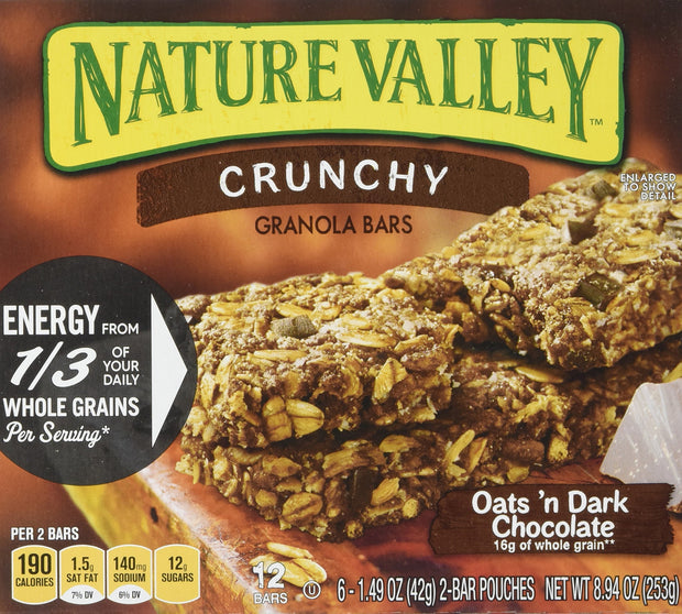 Nature Valley Crunchy Granola Bars Oats 'N Honey, 98-Count 1.49oz bars
