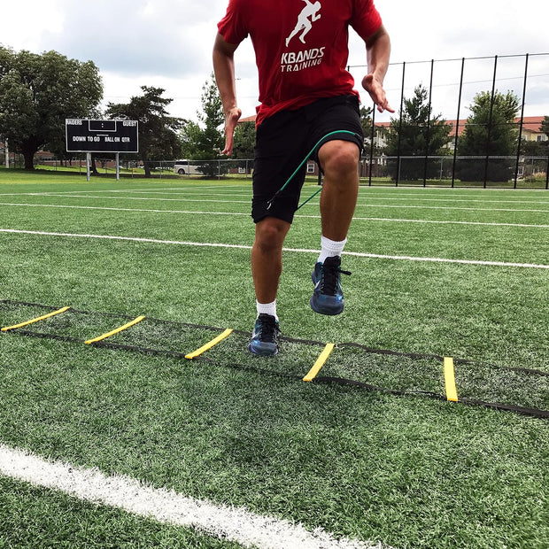 Kbands | Speed and Strength Leg Resistance Bands | Includes Speed 101 and Agility FX Digital Training Programs - Sizes for Youth, Intermediate, and Advanced Athletes