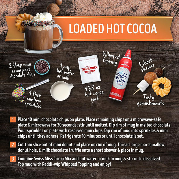 Swiss Miss Salted Caramel Flavored Hot Cocoa Mix, 1.38 oz pack of 8