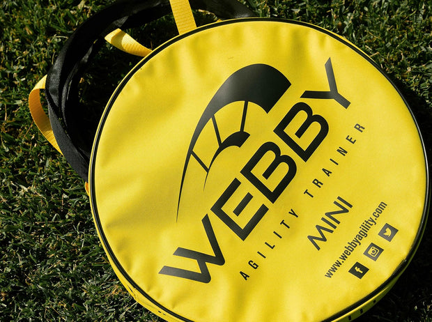 Webby Agility Trainer – Circle Speed and Agility Ladder for High Intensity Reactive Footwork Drills and Skills – A Circular Piece of Reaction Training Equipment That Changes The Way You Move