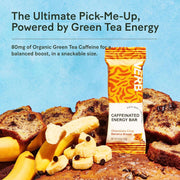 Verb Caffeinated Energy Bars Variety Pack - 2 Delicious Flavors (26g, Pack of 16) 110-Calorie Delicious Low Sugar Energy Bar, Vegan & Gluten Free On-the Go Snack with 80mg Green Tea Caffeine