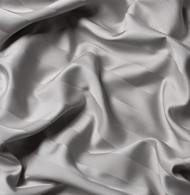 King Sheets by Pure Bamboo, Genuine 100% Organic Viscose Derived from Bamboo Bed Sheet Set, Luxuriously Soft & Cooling, Double Stitching, Lifetime Quality Promise (King, Jacquard Silver)