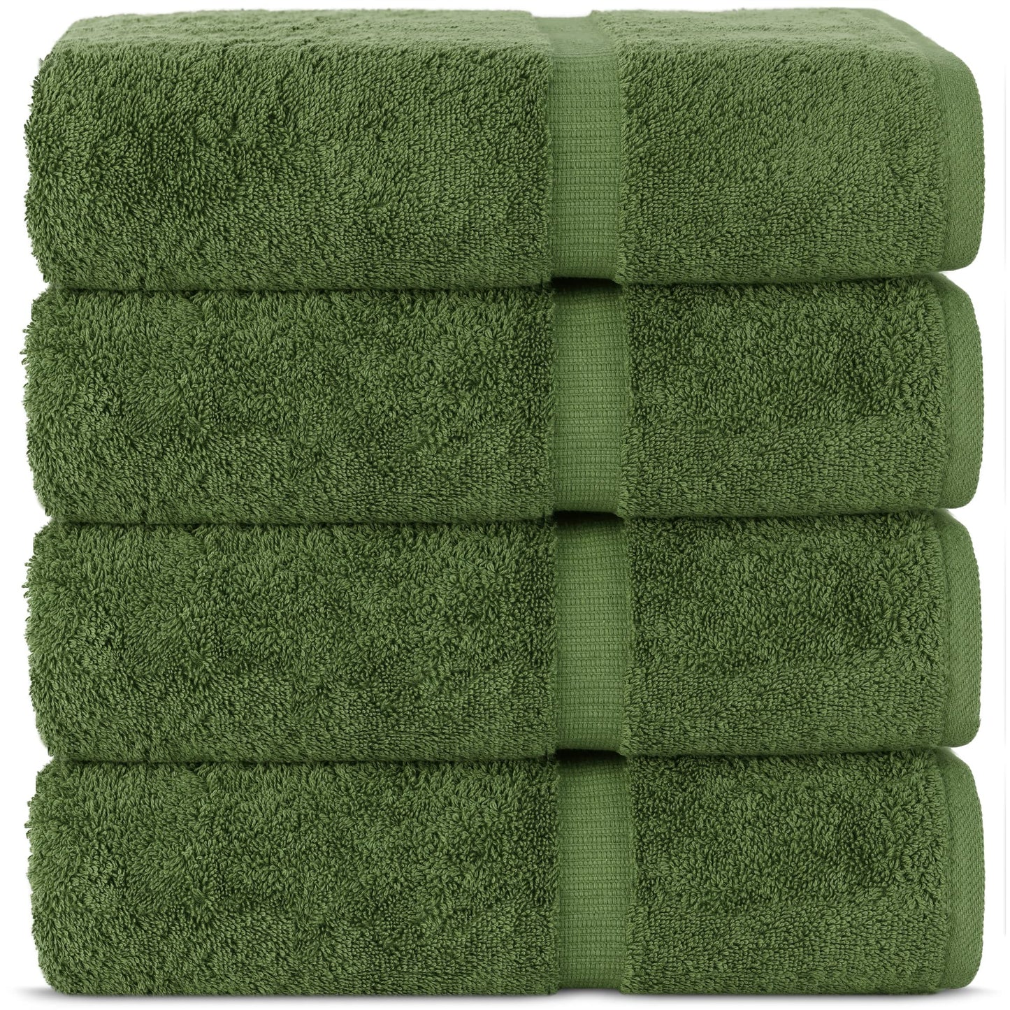 Chakir Turkish Linens | Hotel & Spa Quality 100% Cotton Premium Turkish Towels | Soft & Absorbent (4-Piece Bath Towels, Dark Gray)
