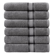 LANE LINEN 100% Cotton Zero Twist, Bath Towels (28"x54") - 4 Pieces - Large Towels for Bathroom - Quick Drying, Soft & Absorbent Large Shower Towel Set - Used in Gym, Hotel, Spa, Home - Living Coral