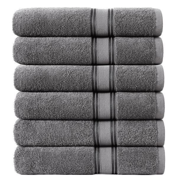 LANE LINEN 100% Cotton Zero Twist, Bath Towels (28"x54") - 4 Pieces - Large Towels for Bathroom - Quick Drying, Soft & Absorbent Large Shower Towel Set - Used in Gym, Hotel, Spa, Home - Living Coral