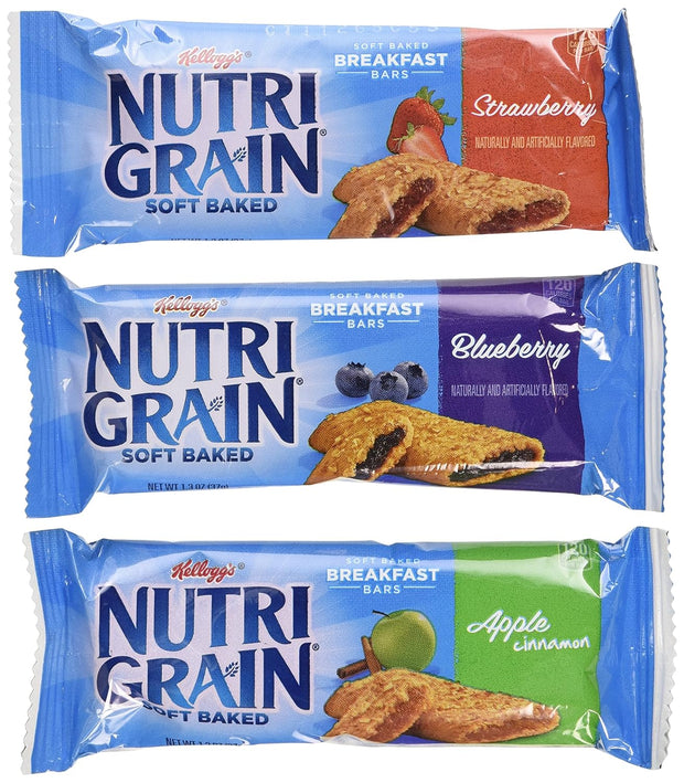 Nutri-Grain-Kellogg's Cereal Bars Variety Pack, 1.3 oz, 48-Count