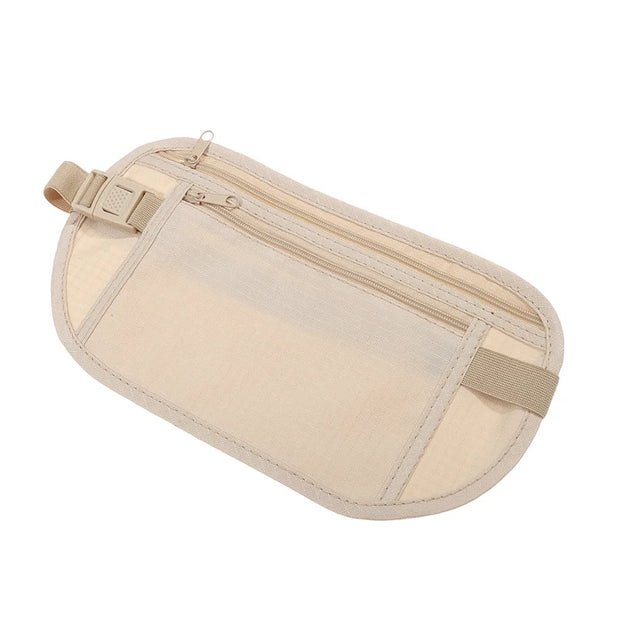 Sport Running Wais Bag Invisible Travel Waist Packs Pouch For Passport Money Belt Bag Hidden Security Wallet Gift Pack Money Bag