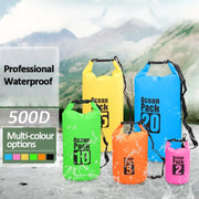 Waterproof PVC Dry Bag for Women Men 2L/5L/10L/15L/20L/30L Outdoor Sport Storage Bag for Kayaking, Boating, Fishing, Swimming