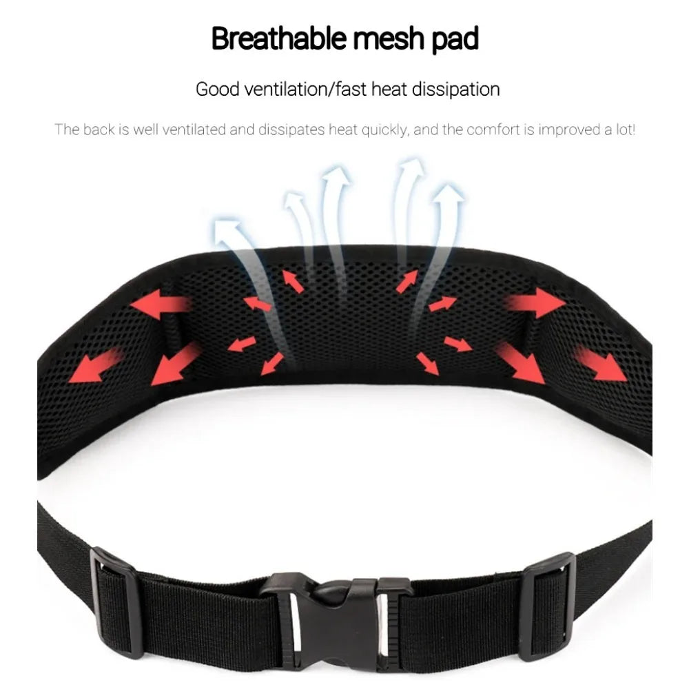 Professional Running Waist Bag Sports Belt Pouch Mobile Phone Case Men Women Hidden Pouch Gym SportsBags Running Belt Waist Pack