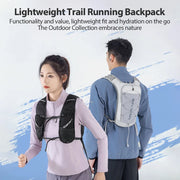 NEWBOLER Outdoor Trail Running Ultralight Backpack Running Hydration Vest Breathable Marathon Running Backpack Water Bottle