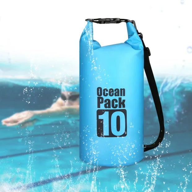 Waterproof PVC Dry Bag for Women Men 2L/5L/10L/15L/20L/30L Outdoor Sport Storage Bag for Kayaking, Boating, Fishing, Swimming