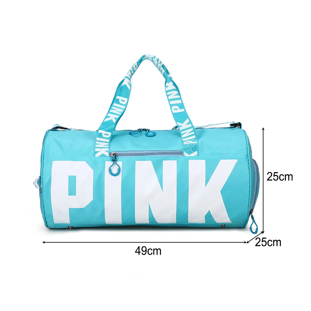 Handheld Fitness Bag Adjustable Shoulder Strap Dry Wet Separation Bags with Shoe Compartment Wear-resistant for Outdoor Football