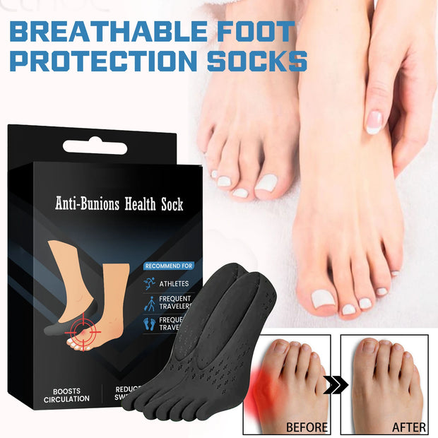 Unisex Anti-Bunions Health Sock Hallux Valgus Correcting Sock Aching Bunion Relief Breathable Foot Care Sock