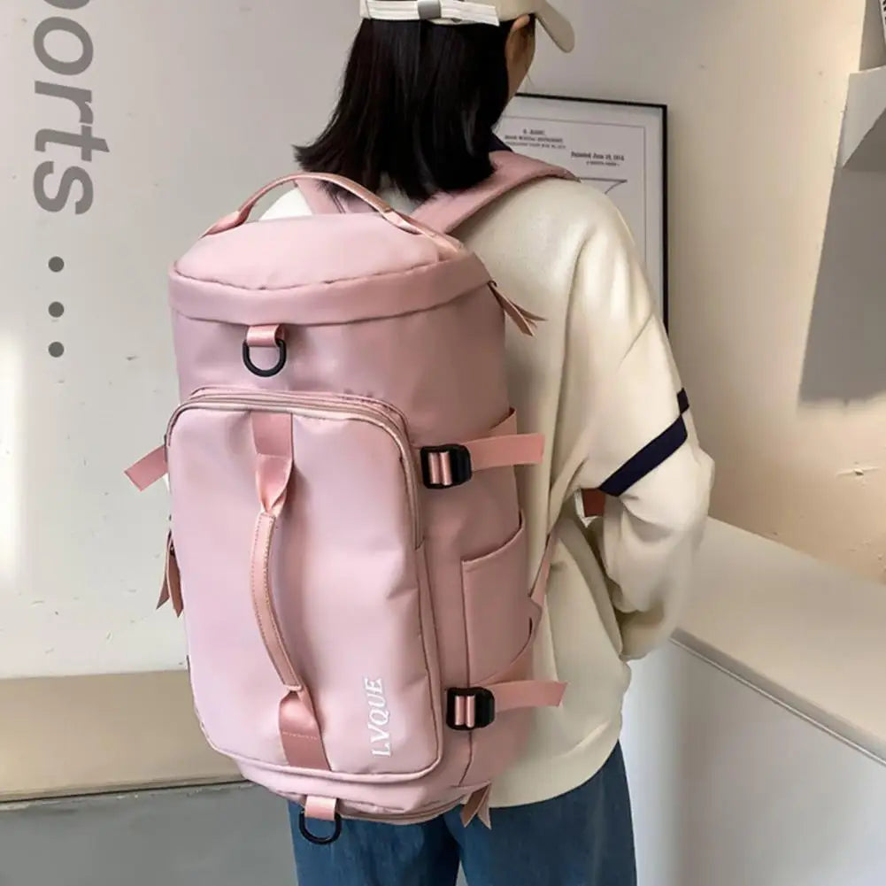 Oxford Cloth Gym Backpack Compartment Travel Knapsack Independent Shoe Position Large-capacity for Men Women for Trekking Travel
