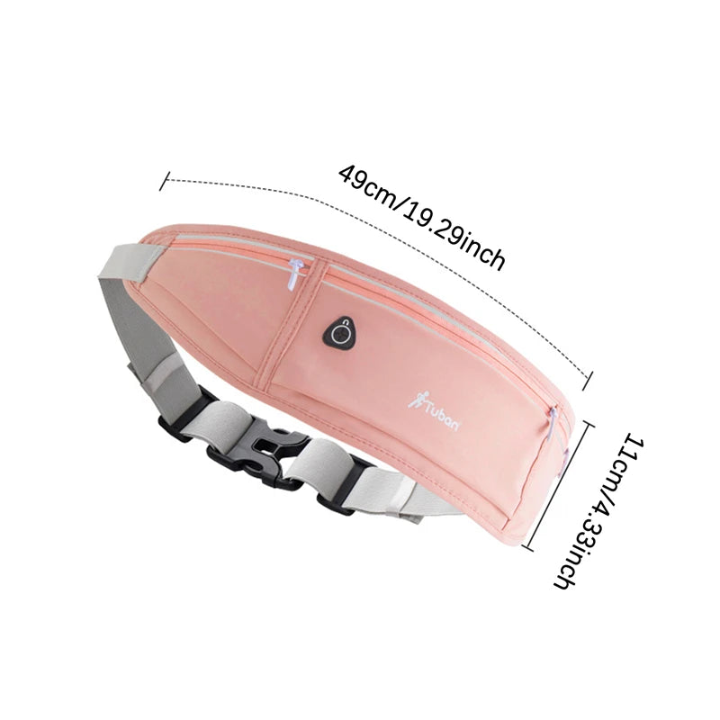 Sports Waist Pack Women Men Running Belt Waist Bag Waterproof Waist Bag Wallet Men Pouch Belt Portable Phone Holder Gym