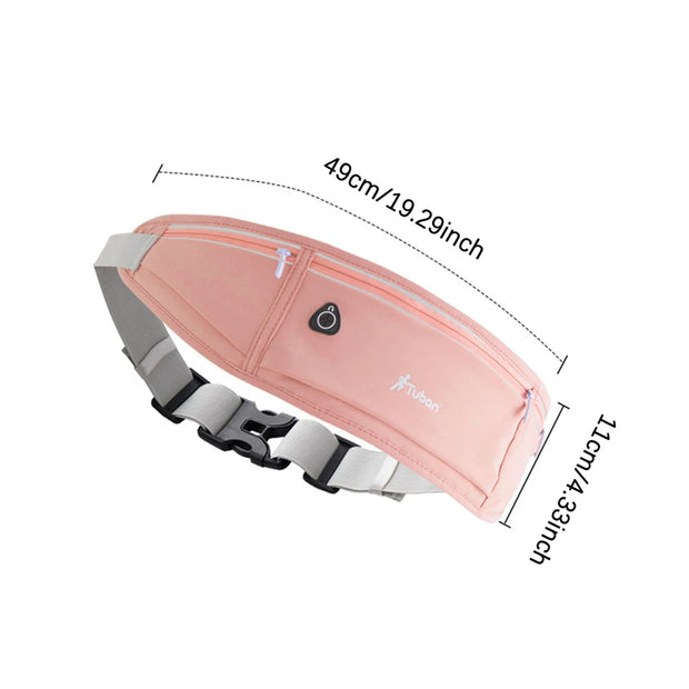 Sports Waist Pack Women Men Running Belt Waist Bag Waterproof Waist Bag Wallet Men Pouch Belt Portable Phone Holder Gym