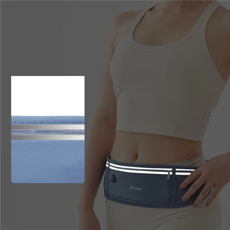 Sports Waist Pack Women Men Running Belt Waist Bag Waterproof Waist Bag Wallet Men Pouch Belt Portable Phone Holder Gym