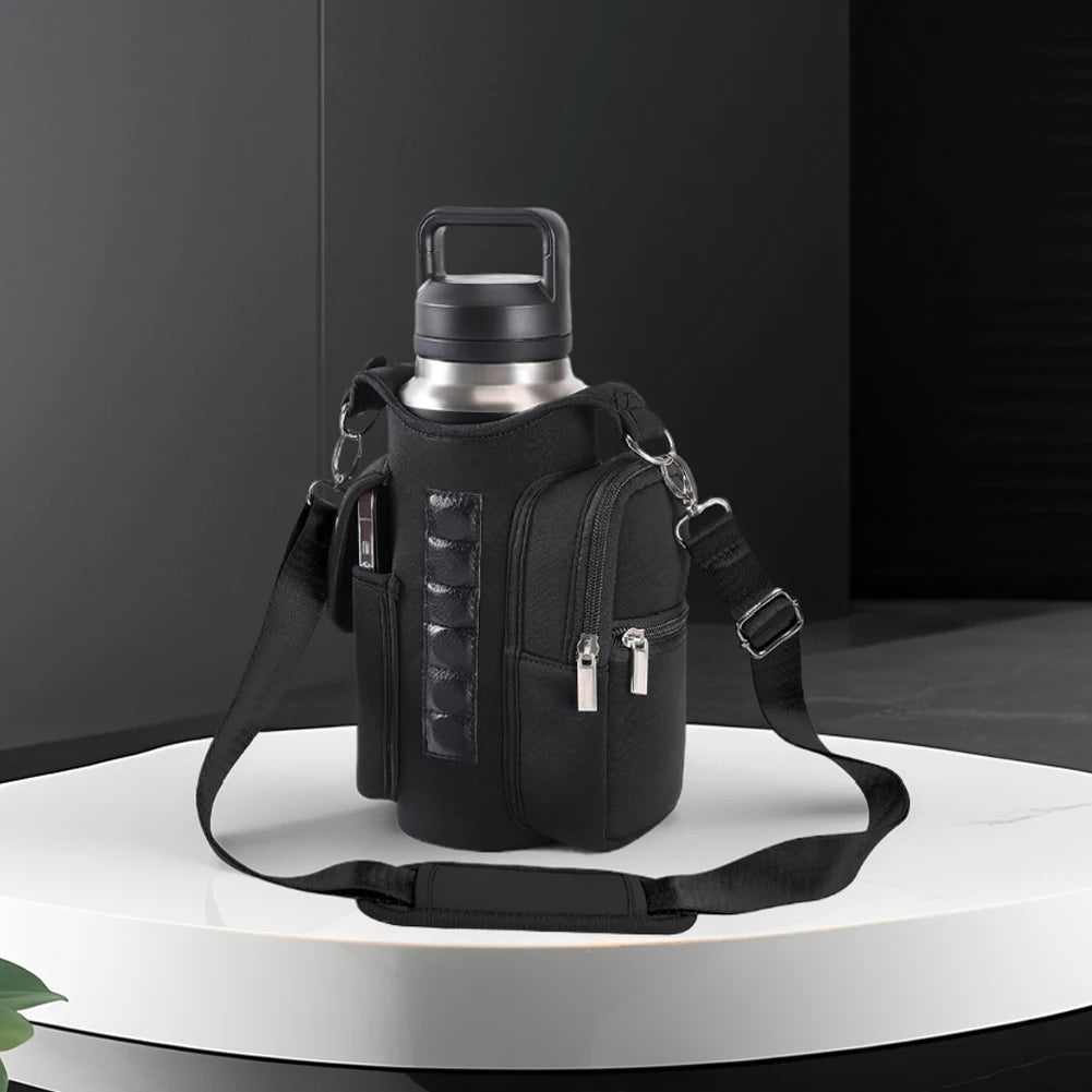 Magnetic Water Bottle Bag Sling Bag Crossbody Water Bottle Pouch Phone Holder for Men and Women Fitness Travel Sports